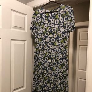 vintage floral dress